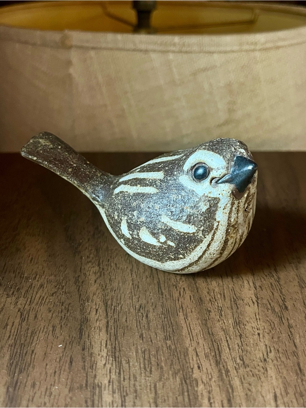 Vintage Andersen Design Studio Maine Chickadee Stoneware Bird Figurine